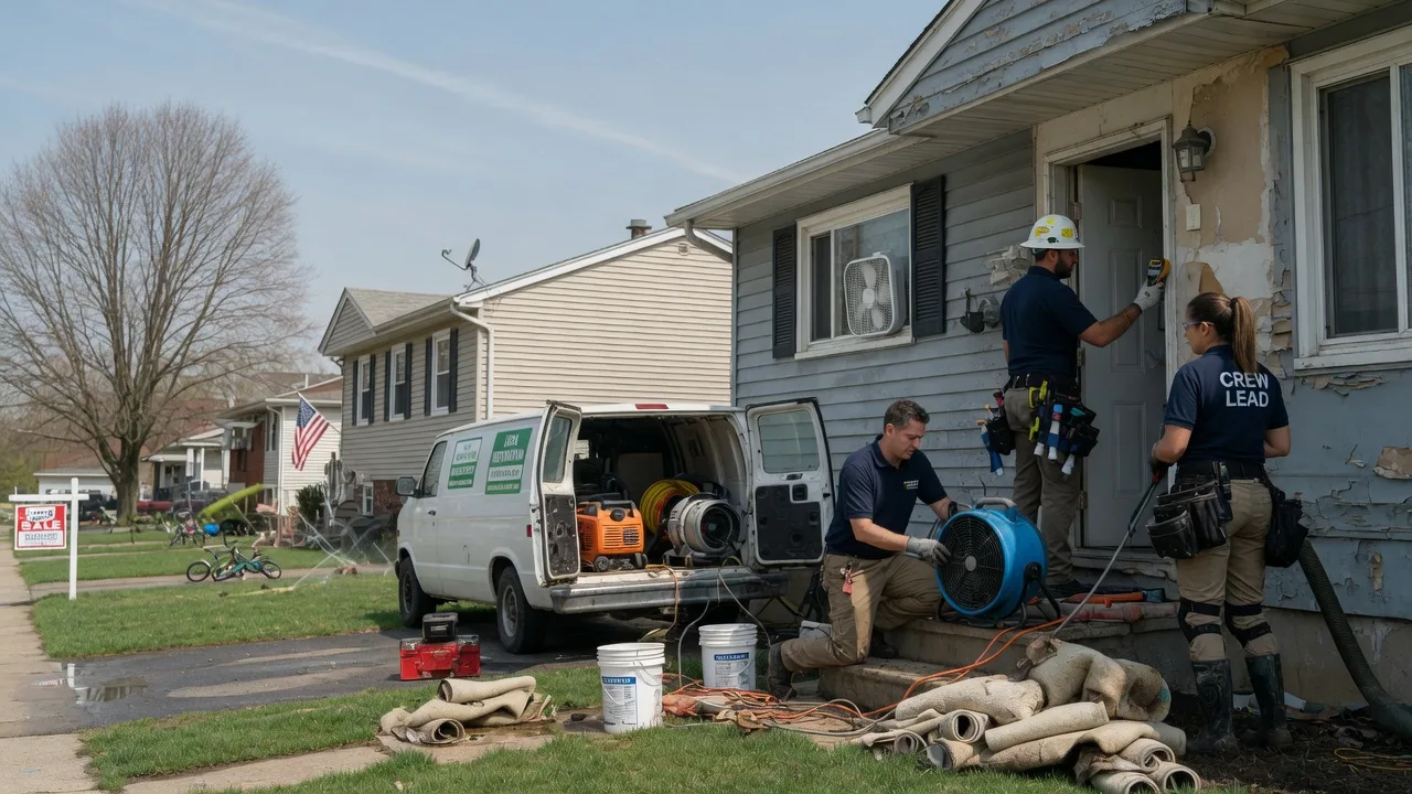 Flood Cleanup in Saint Louisville, OH near me