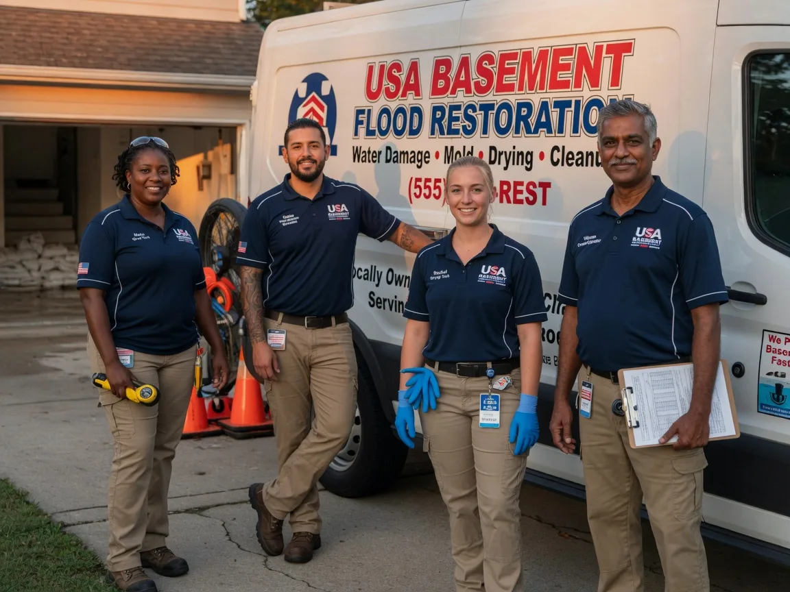 Basement Flood Cleanup company in Saint Louisville, OH